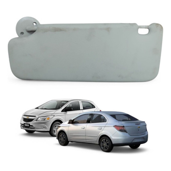 Quebra Sol Direito Com Espelho Onix Prisma 2013 A 2019