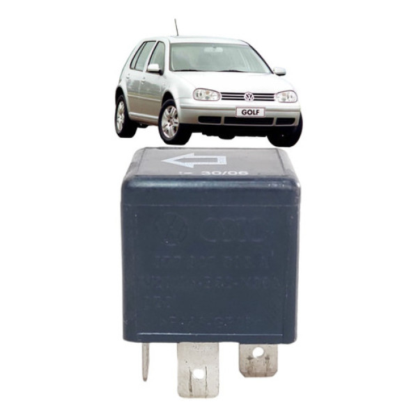 Rele Auxiliar Preto 4 Pinos Golf 1.6 2000 A 06 377937503a