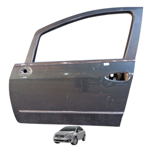 Porta Dianteira Esquerda Linea Punto 2008 2009 2010 A 2014 - Dianteira - Esquerda