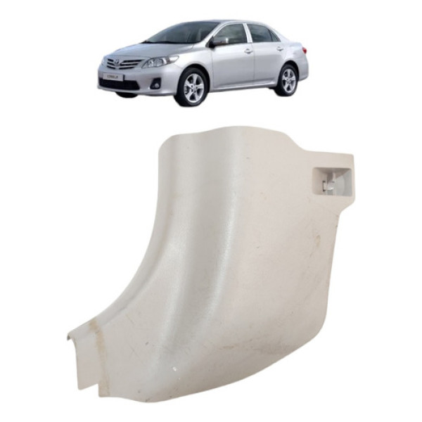 Acabamento Soleira Porta Dianteira Esquerda Corolla 2009 A14 Bege