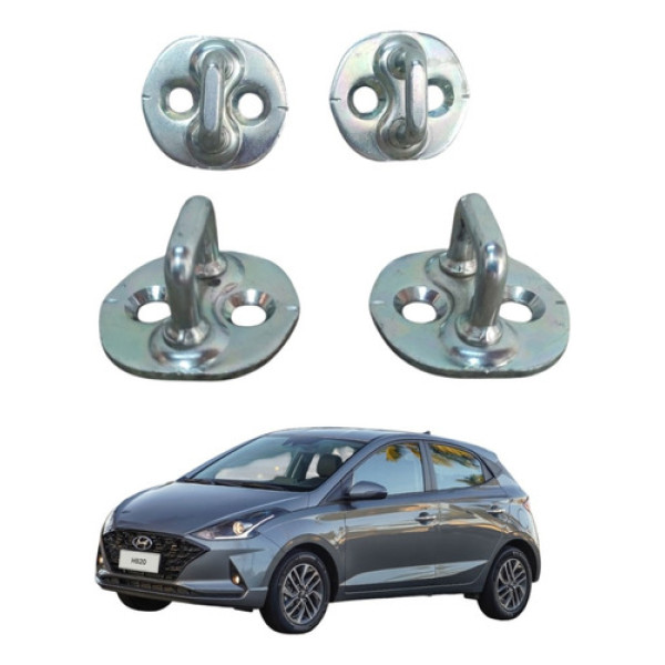 Kit Batentes De Fechaduras Portas Hb20 2019 A 2022 Original