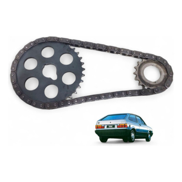 Correntinha Motor Gol Saveiro Parati Voyage 1.6 Cht 89 A 94 Preto