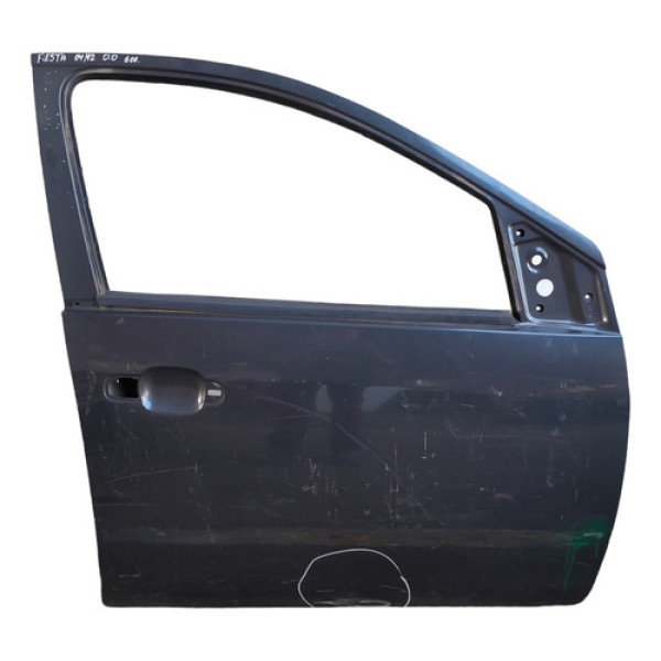 Porta Dianteira Direita Ford Fiesta 2004 A 2012 Original  Dianteira Direito Preto