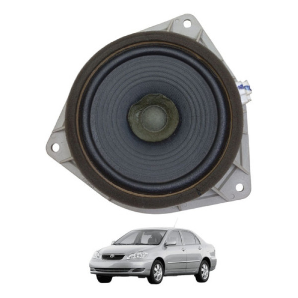 Auto Falante Traseiro Esquerdo Corolla 2003 2004 2005 A 2008 Preto