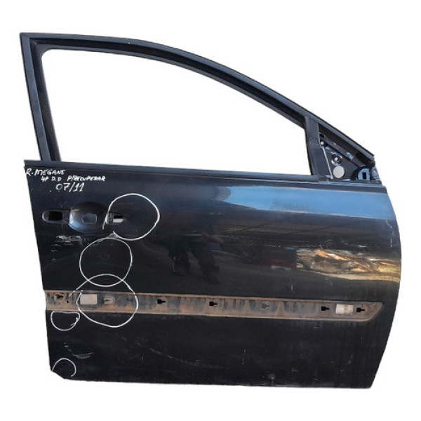 Porta Dianteira Direita Renault Megane Para Recuperar 07/11