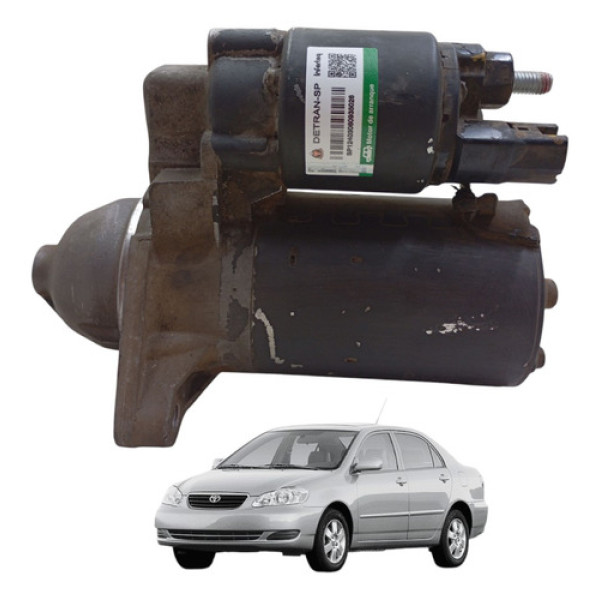 Motor Partida Arranque Corolla 1.8 Automático 2003 A 2008