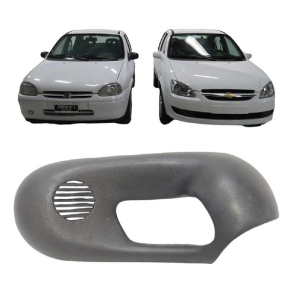 Moldura Maçaneta Dianteira Direita Corsa 1996 A 16 93388338 Preto Dianteira