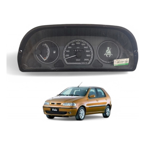 Painel Velocímetro Fiat Palio Uno 1996 A 2002 6062240010 Preto