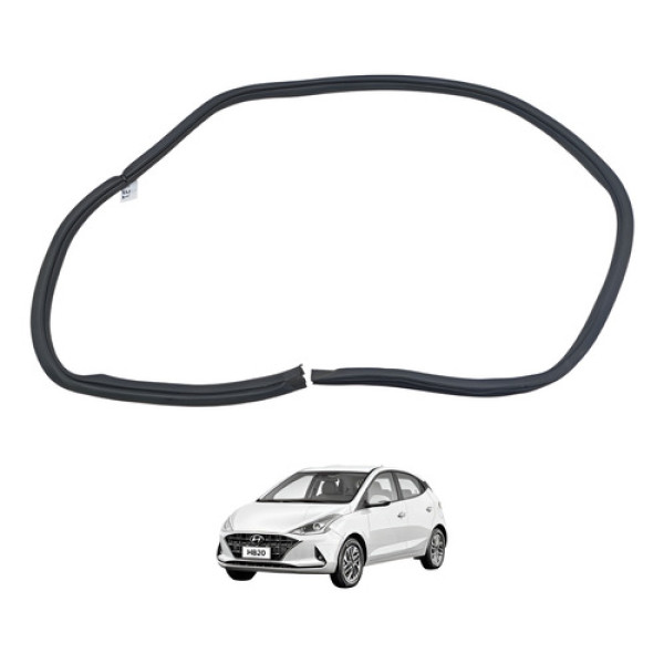 Borracha Guarnição Porta Hb20 Hatch Tras Esq 2020 A 2022