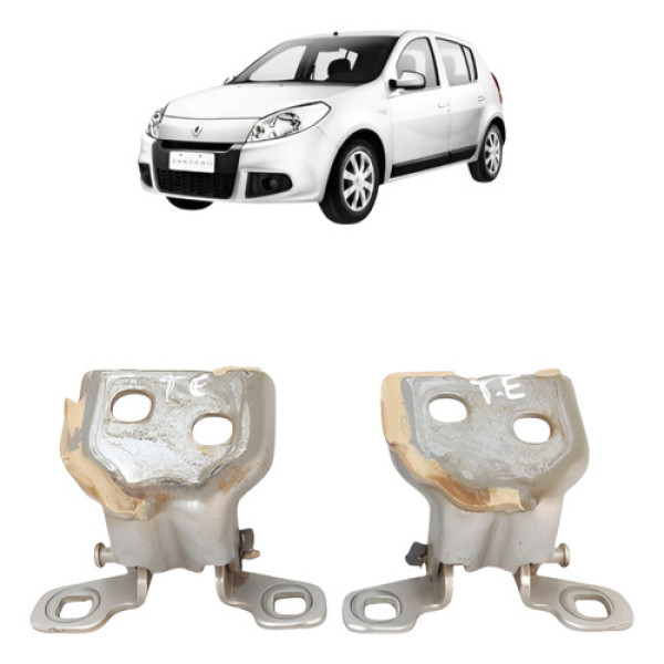 Dobradiça Porta Traseira Esquerda Sandero 2007 A 2013 Origin