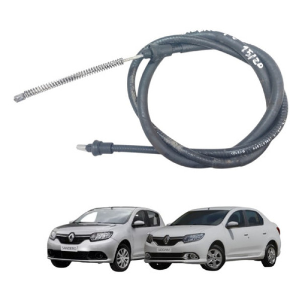 Cabo Freio De Mão Traseiro Direito Sandeo Logan 2015 A 2020