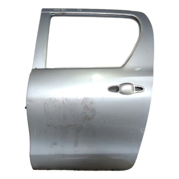 Porta Traseira Esquerda Hilux Prata 2016/20 Original 