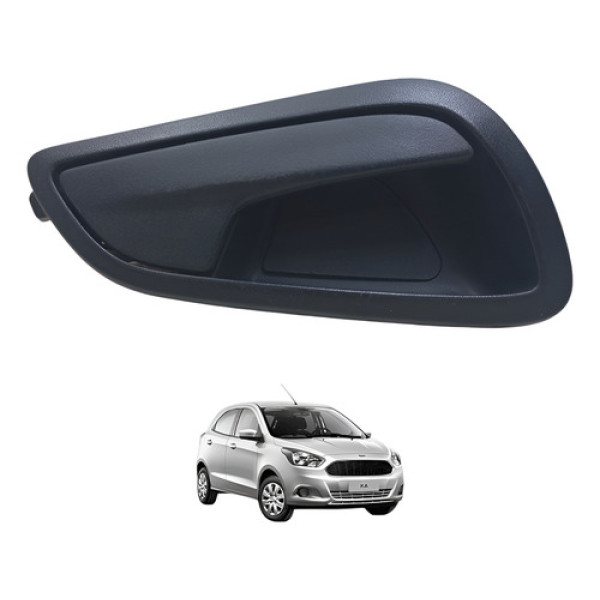 Maçaneta Ford Ka Dian Direita 2014 2015 2016 2017 A 2021 Preto Dianteira
