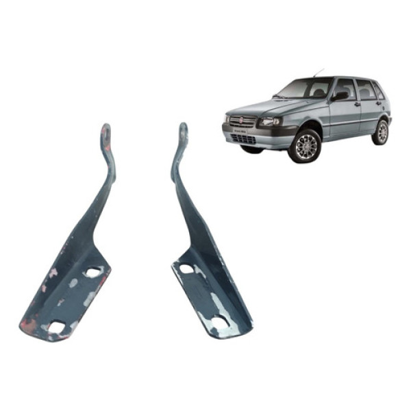 Par Dobradiça Do Capô Uno Fire 2004 A 2011