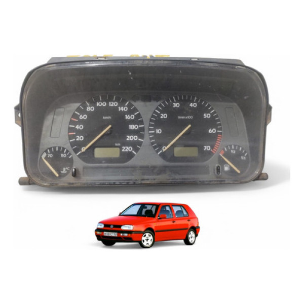 Painel Velocímetro Vw Golf 1996 A 1999 1h0919860 Preto