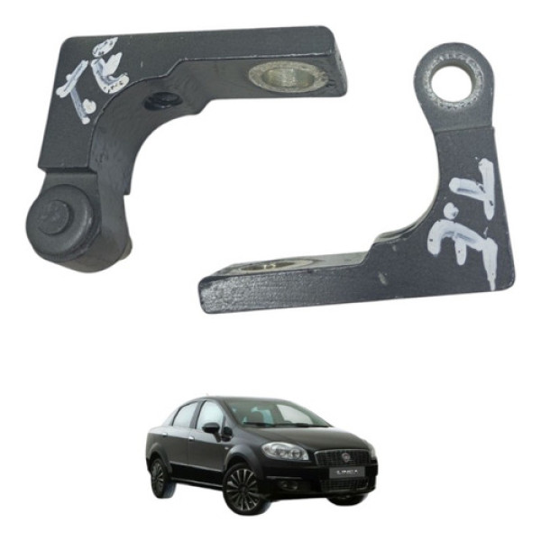 Par Dobradiças Porta Traseira Esquerda Linea 2008 A 2015