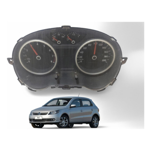 Painel Velocímetro Vw Gol Saveiro Voyage G5 2009 A 2012  Preto