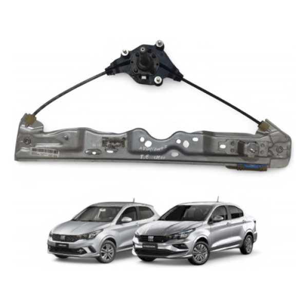 Maquina Manual Vidro Traseiro Esquerdo Argo Cronos 2018 A 21