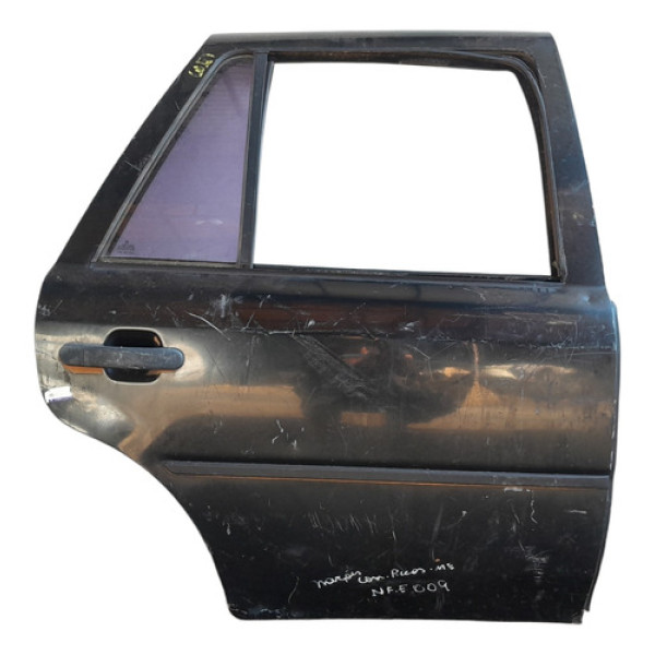 Porta Traseira Direita Volkswagen Gol Parati G2 G3 96/05 Preto Direito Traseira