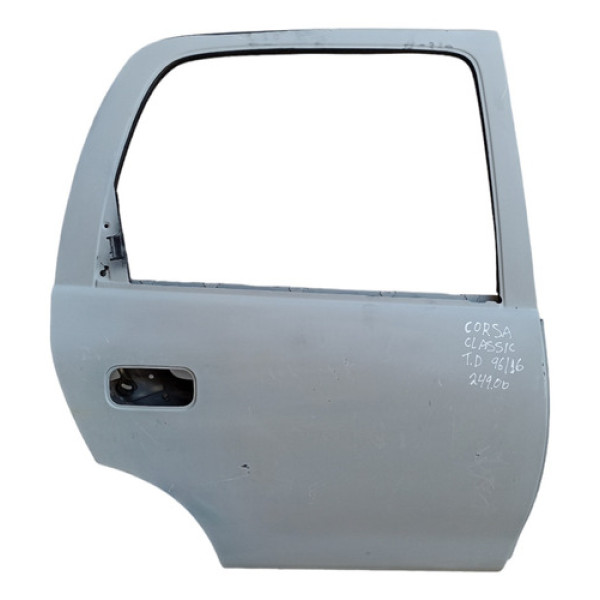 Porta Traseira Direita Corsa Classic 1996 97 98 99/16 Origin Traseira Direito Preto