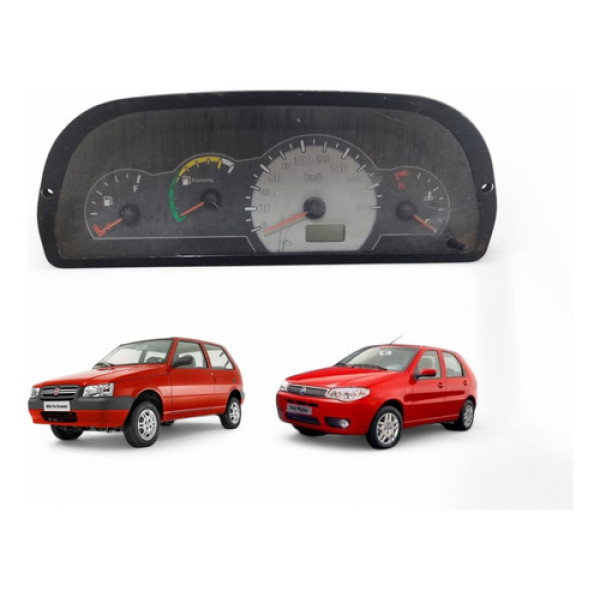 Painel Velocímetro Palio Uno Economy 2005 A 2011 06063460170 Preto