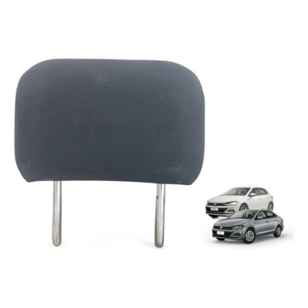 Apoio Encosto Cabeça Lateral Traseiro Polo Virtus 2017 A 22 Preto