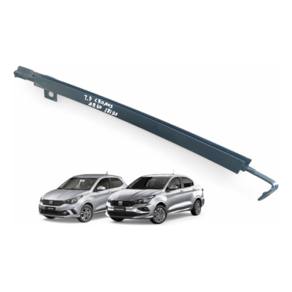 Guia Do Vidro Traseiro Direito Fiat Argo Cronos 2018 A 2021 Preto