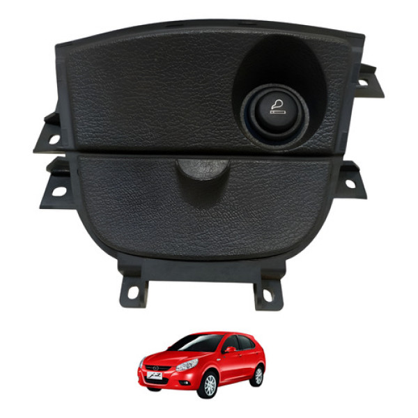 Acendedor Cigarro Moldura Jac J3 2010 2011 2012 2013