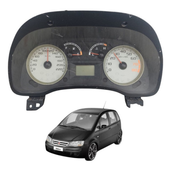 Painel Instrumento Velocímetro Fiat Idea 2005 A 2010 Preto