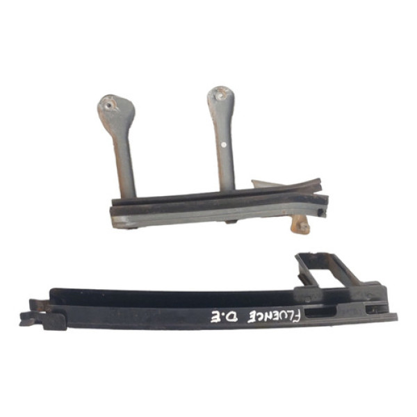 Canaleta E Guia Vidro Dianteiro Esquerdo Fluence 12 A 15  Preto