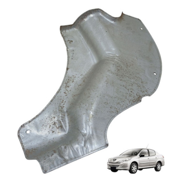Defletor Calor Escape Traseiro Peugeot 207 1.6 2008 A 2014 