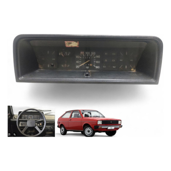 Painel Velocímetro Gol Bx 1986 Original Preto
