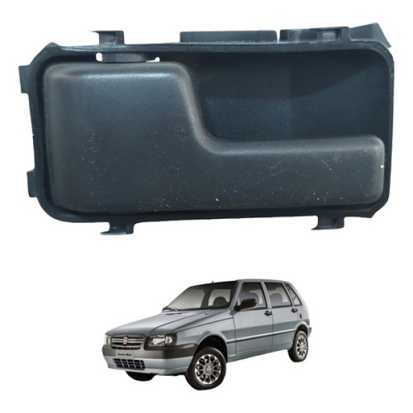 Maçaneta Int Traseira Esquerda Uno Mille 2004/11 Original Preto Dianteira/traseira