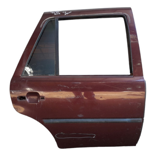 Porta Traseira Direita Vw Parati Gol G2 G3 1996 A 2005  Traseira Direito Vermelho