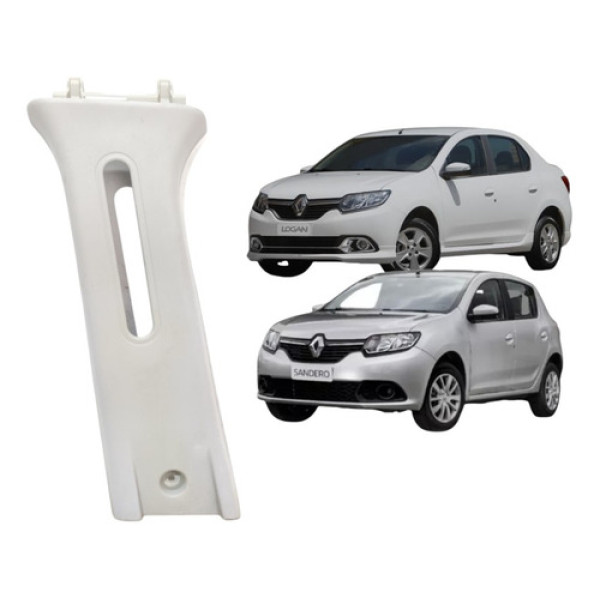 Acabamento Coluna Cinto Esquerdo Sandero Logan 2015 A 2019 Bege