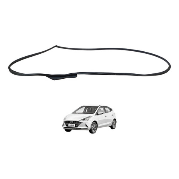 Borracha Vedação Vidro Dianteiro Direito Hb20 2020/2022 Preto