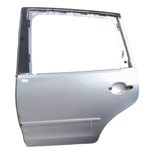 Porta Traseira Esquerda Polo Hacth 2003 A 2012 Prata Traseira Esquerdo