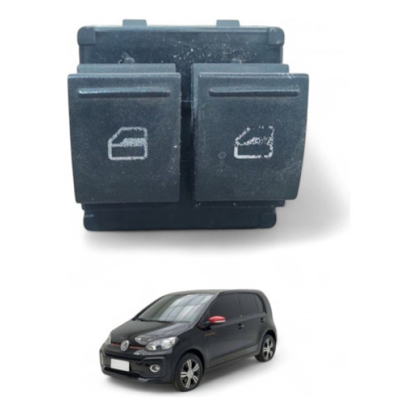 Botão Duplo Dianteiro Esquerdo Vidro Elétrico Vw Up 4 Portas