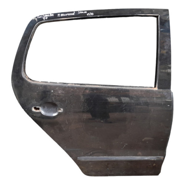 Porta Traseira Direita Vw Fox Crosfox 2003 A 2010 P/recupera - Traseira - Direito - Preto