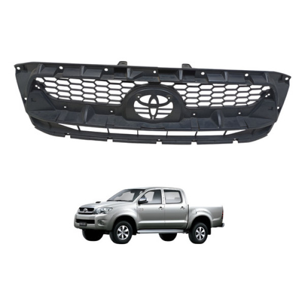 Grade Hilux Srv Dianteira 2009 2010 2011 2012 Original Preto