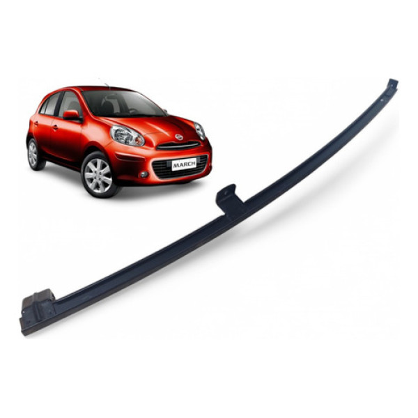 Guia Canaleta Vidro Traseiro Direito Nissan March 2011 A 18 Preto