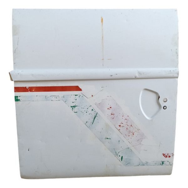 Porta De Corre Lateral Fiat Doblo Cargo 2002 2003 2004 A 08 Traseira Direito Branco