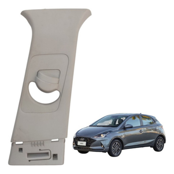 Moldura Superior Coluna Cinto Direito Hb20 2019 A 2022 Cinza