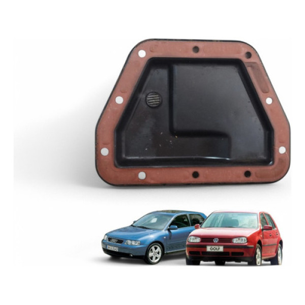 Tampa Lateral Câmbio Automático Audi A3 Golf 1996 A 2005 Preto