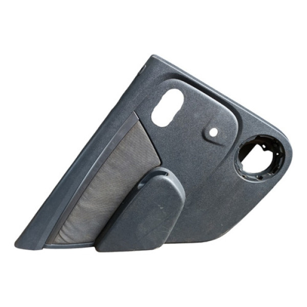 Forro De Porta Traseiro Esquerdo Sandero 10/13 Furo Máquina  Preto