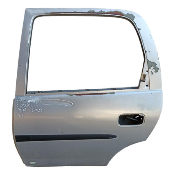 Porta Traseira Esquerda Chevrolet Corsa Classic 96/16 Avaria Traseira Esquerda Prata
