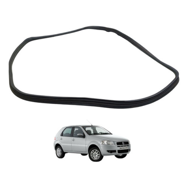 Borracha Guarnição Porta Dianteira Direita Palio Siena 09/12 Preto