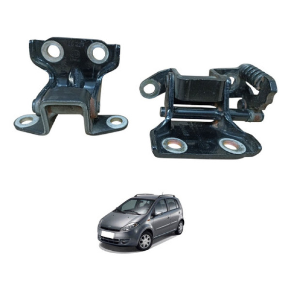 Par Dobradiça Porta Chery Face Tras Direita 2010 2011 A 2014