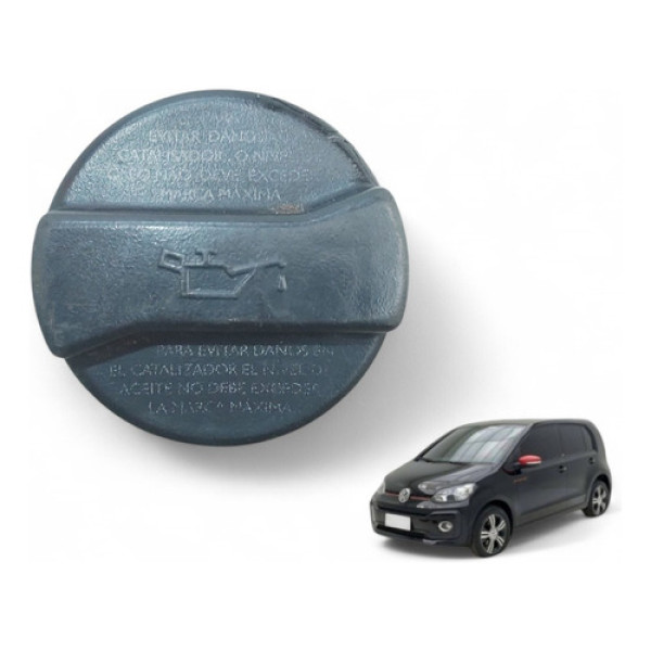 Tampa Óleo Motor Vw Up! 2014 A 2021 030103485 Original Preto