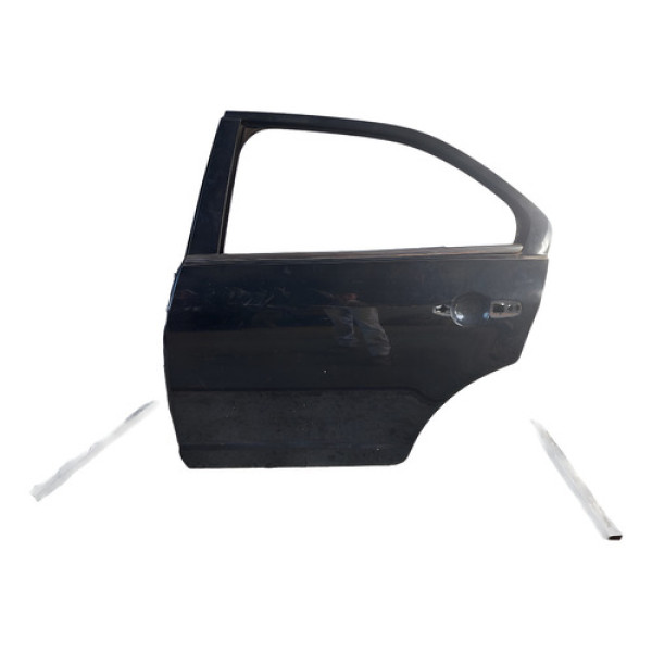 Porta Traseiro Esquerdo Ford Fusion 2006 2007/2012 Original Traseira Esquerdo Preto
